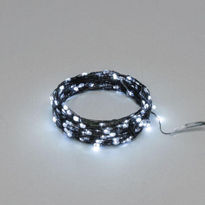 Гирлянда Роса 20м 200LED бел. IP20 230В с контроллером провод зел. Neon-Night 303-265