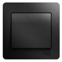 GLOSSA 1-клавишный ВЫКЛЮЧАТЕЛЬ, сх.1, 10АХ, в сборе, АНТРАЦИТ GSL000712