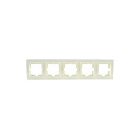 Рамка на 5 постов Mono Electric Despina крем 102-170000-164