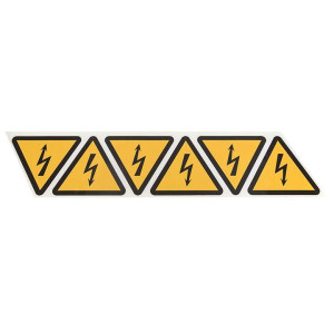 Знак Молния 100х100х100мм EKF an-1-01