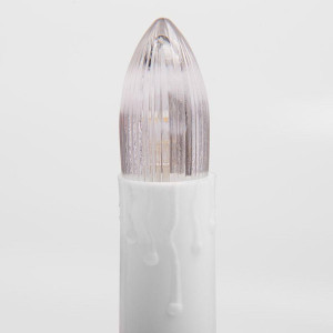 Гирлянда светодиодная Свечи 6м 30LED тепл. бел. 1.5Вт 220-240В IP20 провод ПВХ темн. зел. Neon-Night 303-084