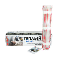 Комплект Теплый пол (мат) Classic RNX-0.5-75 (S 0.5кв.м (0.5х1.0м)) 75Вт двужил. с экраном Rexant 51-0501-2