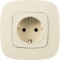 Механизм розетки 1-м СП Valena Allure 16А IP2X 250В 2PE безвинт. клеммы с лицев. панелью сл. кость Leg 753821