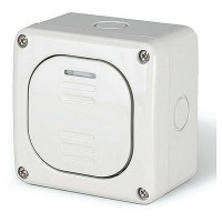 Выключатель одноклавишный DKC QUADRO, белый, DIS1375212