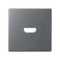 Simon S82 Concept Матовый титан, Накладка для розетки HDMI