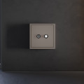 Накладка для розетки телевизионной оконечной TVSAT, S70 капучино