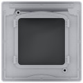 Рамка с защитной крышкой IP44 IK07 Legrand Inspiria для скрытого монтажа 1 механизма Legrand Inspiria, степень пылевлагозащиты IP44, степень ударопрочности IK07, цвет Алюминий