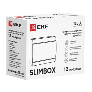 Щит ЩРН-П-12 SlimBox IP41 бел. дверца PROxima EKF sb-n-12w