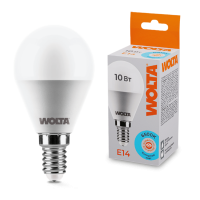 Светодиодная лампа WOLTA 25W45GL10E14 10Вт 6500K E14