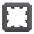 ATLASDESIGN ANTIQUE 1-постовая РАМКА, БАЗАЛЬТ ATN101401