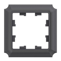 ATLASDESIGN ANTIQUE 1-постовая РАМКА, БАЗАЛЬТ ATN101401