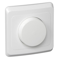 Светорегулятор поворотно-нажимной Schneider Electric ЭТЮД, 300 Вт, белый, DC-001B