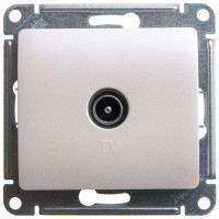 GLOSSA TV РОЗЕТКА одиночная 1дБ, механизм, ПЕРЛАМУТР GSL000691