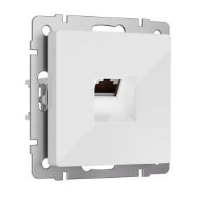 W5120101/ Розетка Ethernet RJ-45 cat. 6A экранированная (белый)