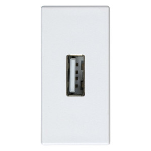 Розетка USB Simon SIMON 27, скрытый монтаж, белый, 2701090-030