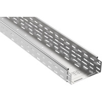 Лоток листовой перфорир. 300х80 L3000 сталь 0.8мм IEK CLP10-080-300-3