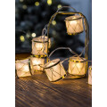 Гирлянда светодиодная Барабаны pvc 5х4см 10LED тепл. бел. 1.8+0.3м КОСМОС KOC_GIR-B117