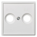 Накладка на розетку TV-SAT Simon SIMON 27 SCUDO, скрытый монтаж, белый, 2705097-030