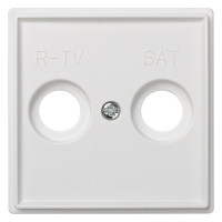 Накладка на розетку TV-SAT Simon SIMON 27 SCUDO, скрытый монтаж, белый, 2705097-030