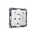 MA130510 Комплект механизма электрической розетки 2USB СC 20W сз на винтовых зажимах 16A-250V ALFA Белый матовый QUANT AP1305, VM165 AMBRELLA VOLT