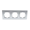 Рамка на 3 поста Mono Electric Despina серебро 102-210000-162
