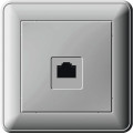 Розетка телефонная RJ11 Schneider Electric W59, скрытый монтаж, слоновая кость, RSI-152T-28