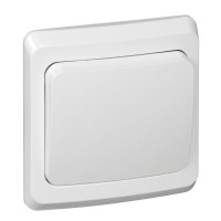 ЭТЮД С/У 1-клавишный ПЕРЕКЛЮЧАТЕЛЬ 10 АХ, БЕЛЫЙ BC10-004B