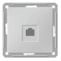 Розетка телефонная RJ11 Schneider Electric W59, скрытый монтаж, белый, RSI-152T-1-86