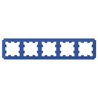 ATLASDESIGN ANTIQUE 5-постовая РАМКА, универсальная, АКВАМАРИН ATN101105