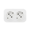 Legrand Quteo Белый Розетка 2-я с/з