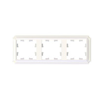 ATLASDESIGN ANTIQUE 3-постовая РАМКА, универсальная, ЖЕМЧУГ ATN100403