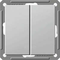 Выключатель двухклавишный Schneider Electric W59, черный бархат, VS516-252-6-86