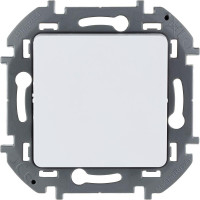 Механизм переключателя промежуточного одноклавишный Inspiria 10А IP20 250В 10AX винт. клеммы белый  673680