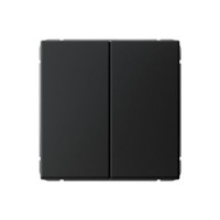 ARTGALLERY 2-клавишный ВЫКЛЮЧАТЕЛЬ, сх.5, 10АХ, механизм, КАРБОН GAL001051