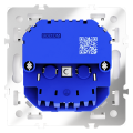 Розетка встраиваемая VOLTUM S70 с заземлением и защитными шторками, 16А, с USB, A+С, (белый матовый)