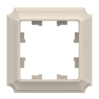 ATLASDESIGN ANTIQUE 1-постовая РАМКА, БЕЖЕВЫЙ ATN100201