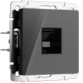 W1181048/ Розетка Ethernet RJ-45 (черный акрил)