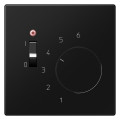 Терморегулятор Jung LS 990, механический, черный матовый, TRLS231SWM