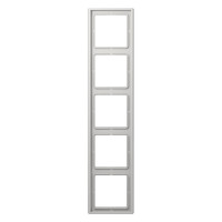 Рамка 5 постов Jung LS 990, светло-серый, LS985LG