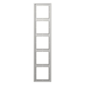 Рамка 5 постов Jung LS 990, светло-серый, LS985LG
