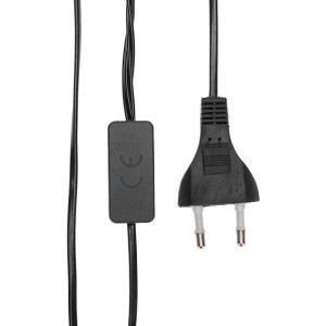 Гирлянда светодиодная Мультишарики 20м d15мм 200LED мульти (RG/RB) 11Вт 230В IP44 мигание провод зел. Neon-Night 303-609