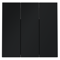 Клавиши для выключателяпереключателя трехклавишного, S70 графит