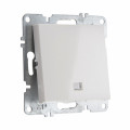 Arvia Electric, LK Механизм, Выключатель одноклавишный проходной с подсветкой, Arvia, белый