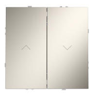 Выключатель встраиваемый VOLTUM S70 для жалюзи 10А, кашемир