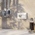 W1172201/ Розетка двойная влагозащ. с зазем. с защит. крышками и шторками (белый)