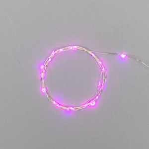 Гирлянда светодиодная Роса 2м 20LED роз. 2Вт 4.5В IP20 провод прозр. Neon-Night 303-007