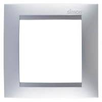 Рамка 1 пост Simon SIMON 15, алюминий, 1500610-033