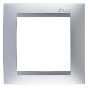 Рамка 1 пост Simon SIMON 15, алюминий, 1500610-033