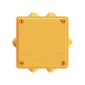 Коробка ответвительная FS 100х100х50мм IP55 5п 450В 10А 6кв.мм с кабельными вводами и клеммниками пластик. DKC FSB11506