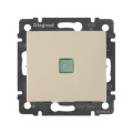 Механизм выключателя 1-кл. СП Valena 10А IP31 250В с зел. индикацией сл. кость Leg 774310